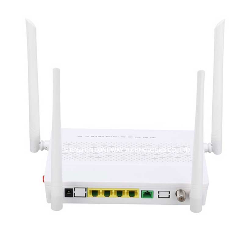 ECOM AP3424G4DER 4LAN +2WIFI+CATV XPON ONU