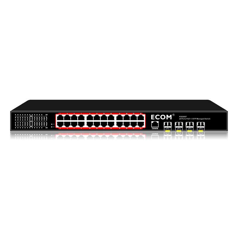 P2928GF L2 Managed 24+4 SFP Managed PoE Switch
