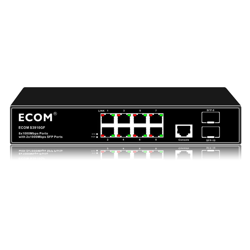 ECOM S3910GF 8+2全千兆网管交换机