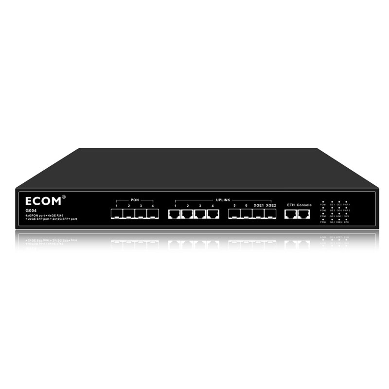 ECOM G004 4xGPON + 4xGE + 2xGE SFP + 2x10G SFP+ 